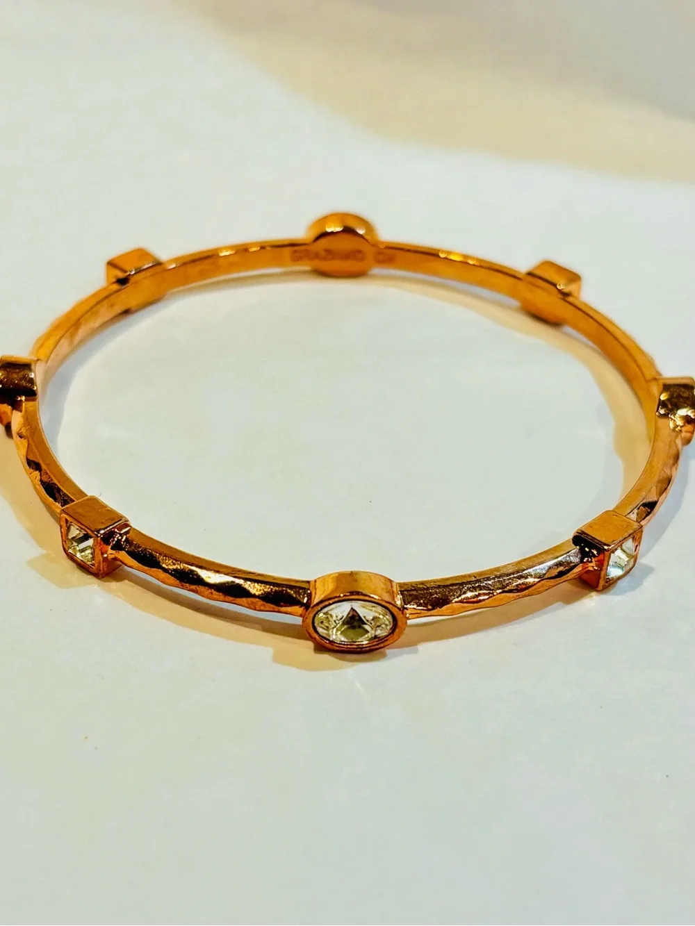Rose Gold Crystal Stackable Bracelets - Women Jewelry